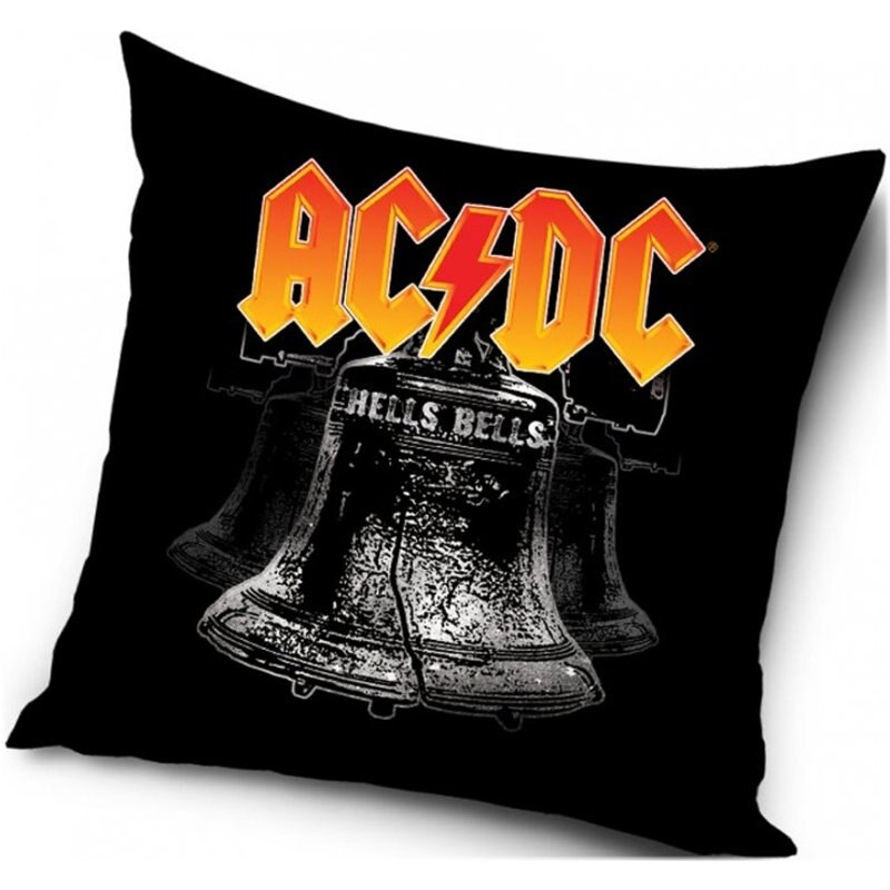 Carbotex Povlak na polštář AC/DC - motiv Hells Bells - 40 x 40 cm