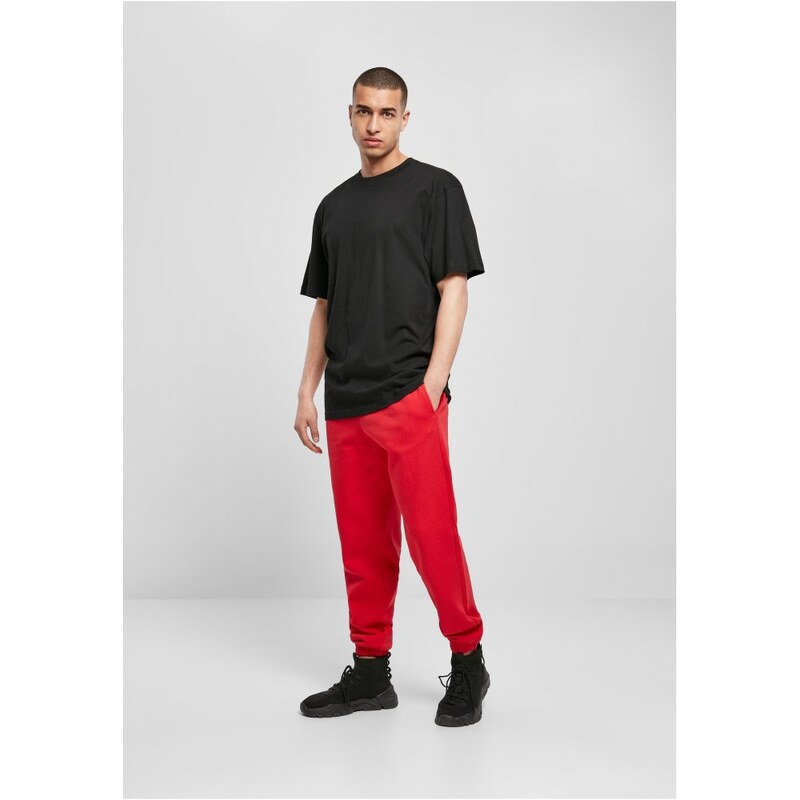 Pánské tepláky Urban Classics Basic Sweatpants 2 - červené