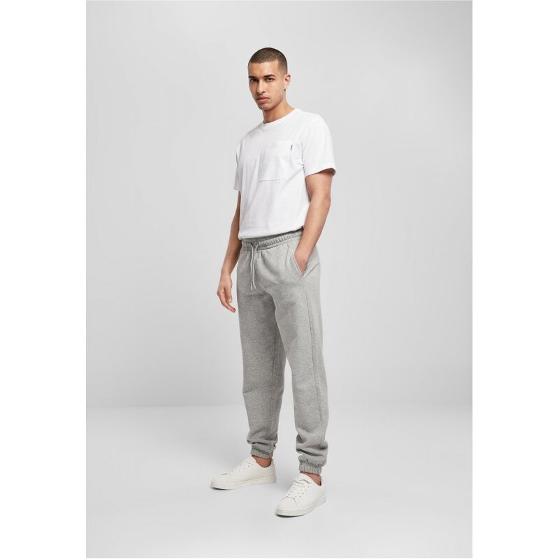 Pánské tepláky Urban Classics Basic Sweatpants 2.0 - světle šedé