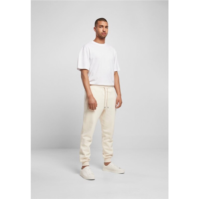 Pánské tepláky Urban Classics Basic Sweatpants - světle béžové