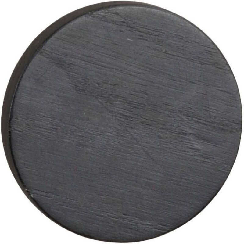 Černý dubový nástěnný věšák ROWICO MILFORD 8 cm