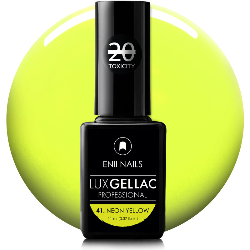 ENII NAILS Lux gel lak 41 Neon Yellow 11 ml
