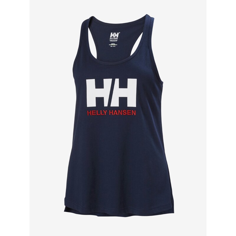 Tmavě modré dámské tílko Helly Hansen Logo Singlet - Dámské