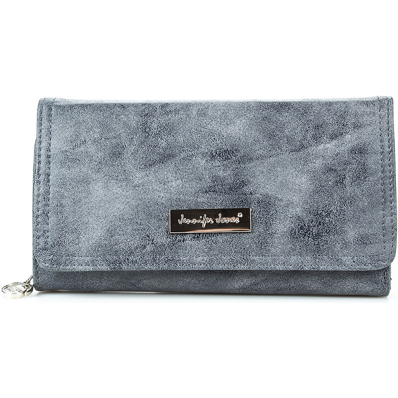Jennifer Jones Elegantní dámská peněženka 1108-7 modro-šedá