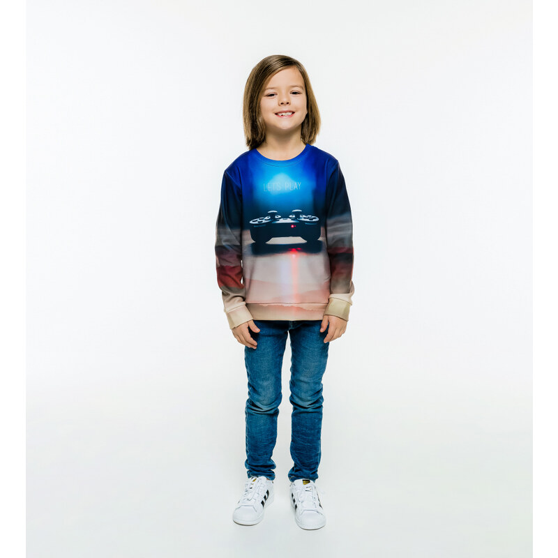 Mr. GUGU & Miss GO Kids's Sweater KS-PC532 Navy Blue