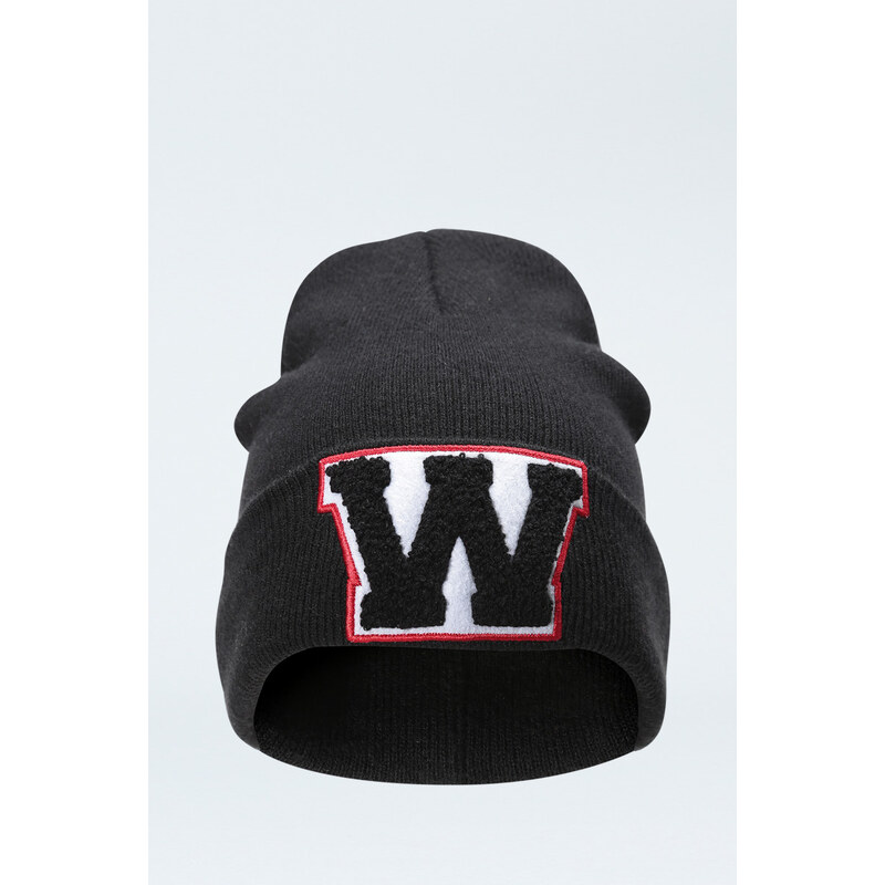 Tally Weijl Black "W" Beanie Hat