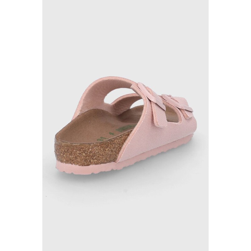Dětské pantofle Birkenstock růžová barva