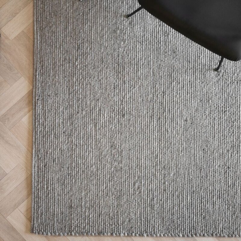 Šedý vlněný koberec ROWICO AUCKLAND 240 x 340 cm