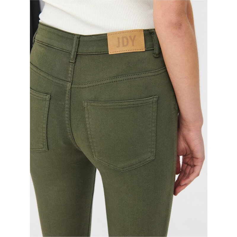 Khaki skinny fit džíny JDY Lara - Dámské