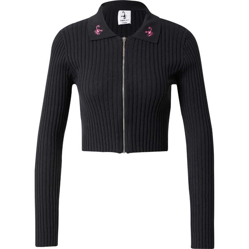 VIERVIER Kardigan Ashley pink / černá