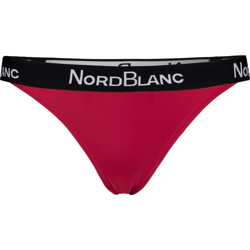 Nordblanc Vínové dámské bikiny TROPICAL