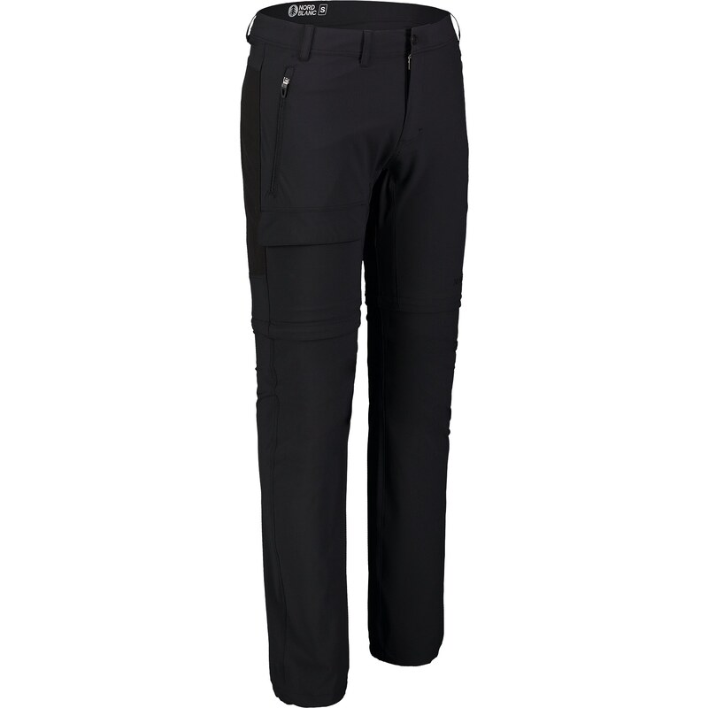 Nordblanc Černé pánské outdoorové kalhoty 2v1 WEND