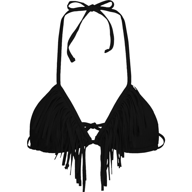 Nordblanc Černé dámské bikiny FRINGE