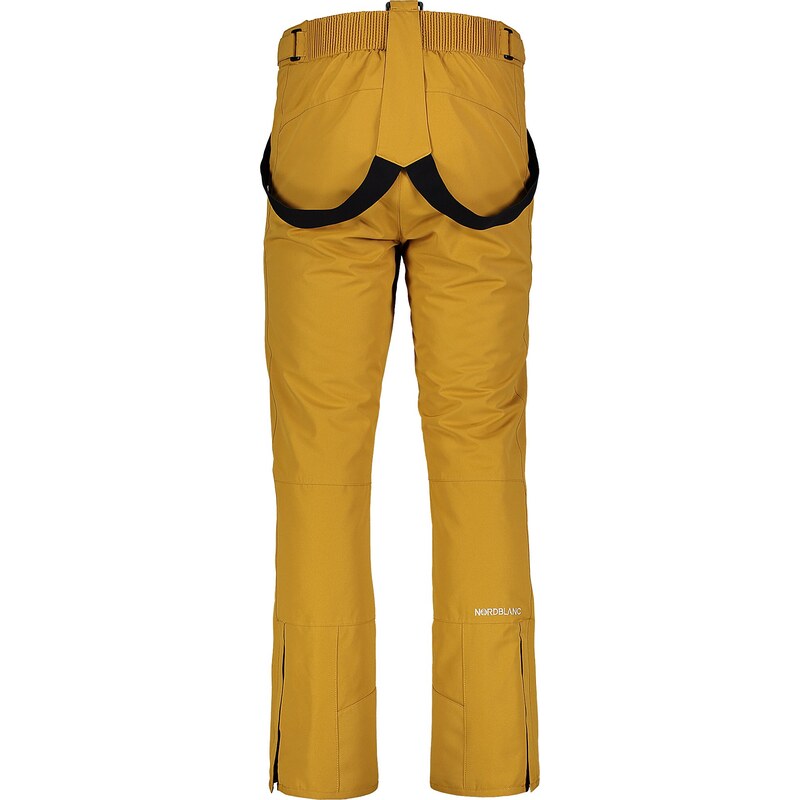 Nordblanc Žluté pánské lyžařské kalhoty DEVODED