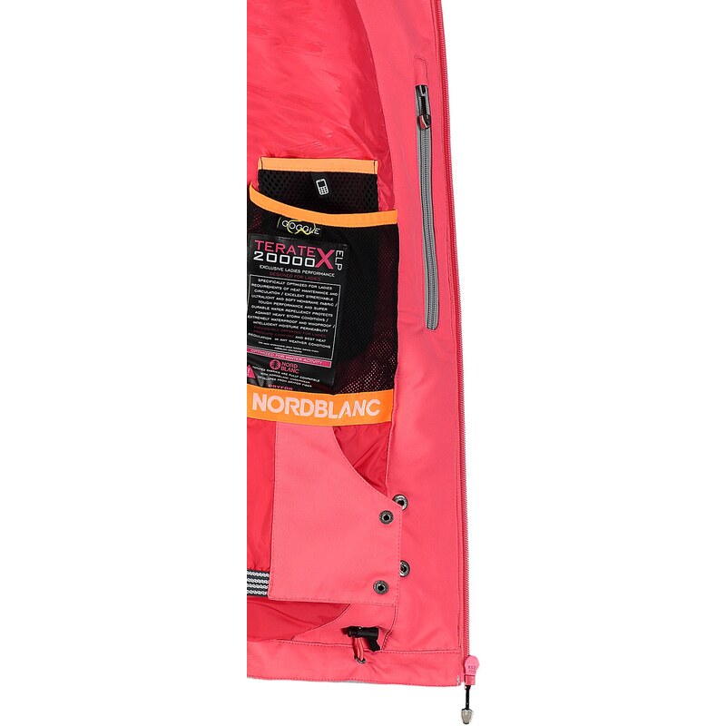 Nordblanc Růžová dámská lyžařská bunda MATURE