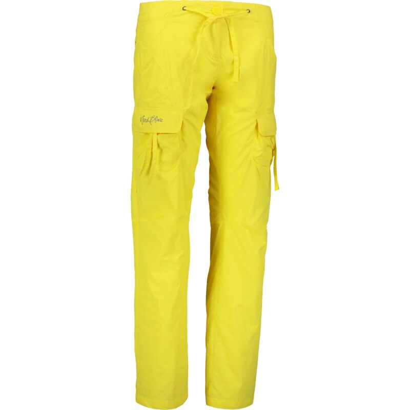 Nordblanc Žluté dámské lehké cargo kalhoty FIND