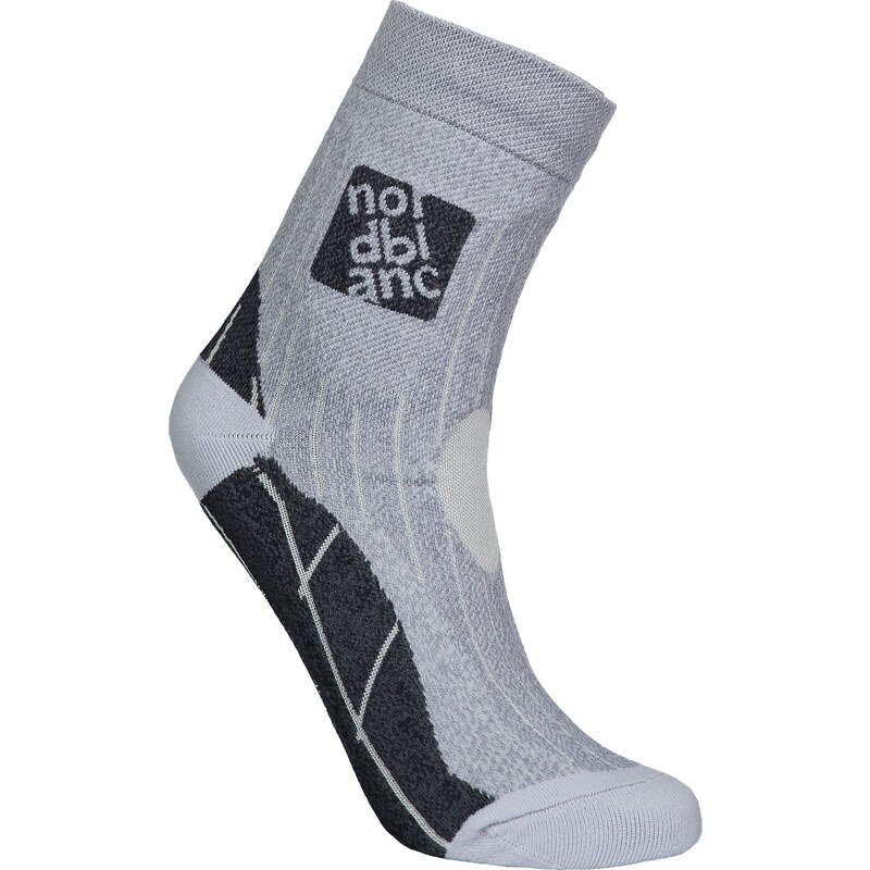Nordblanc Šedé kompresní sportovní ponožky STARCH