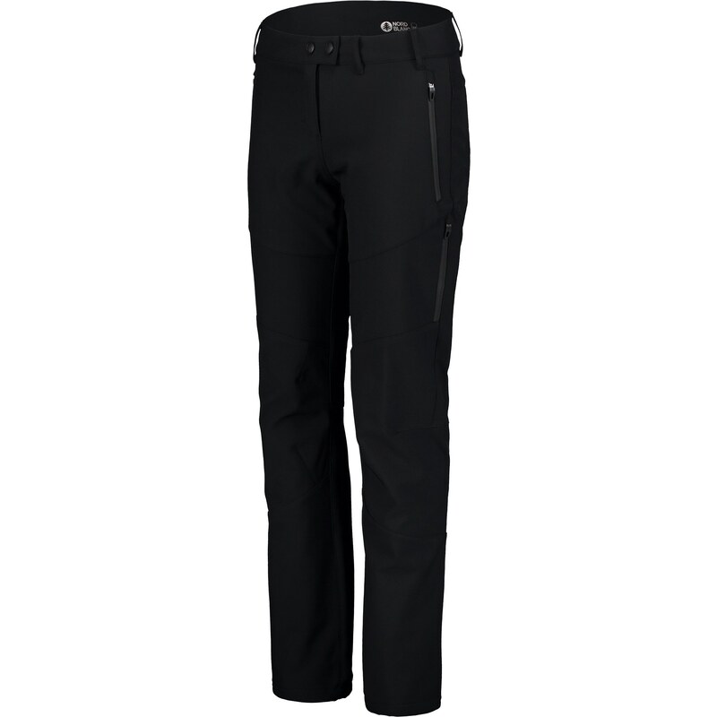 Nordblanc Černé dámské zateplené softshellové kalhoty ARTFUL