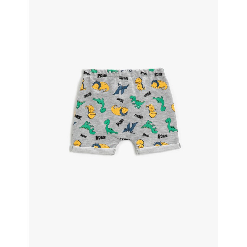 Koton Strapon Dinosaur Print Shorts