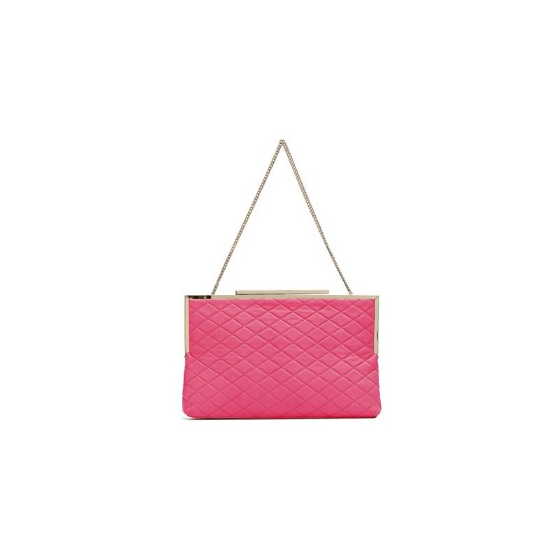 Kabelka Guess by Marciano Quilted Frame Clutch růžová