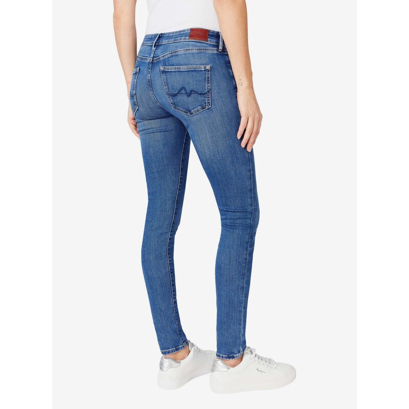 Tmavě modré dámské skinny fit džíny Pepe Jeans Regent - Dámské