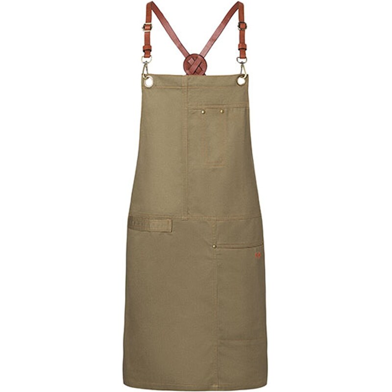 Karlowsky Stylová zástěra Bib Apron Urban X-Style 100% bavlna