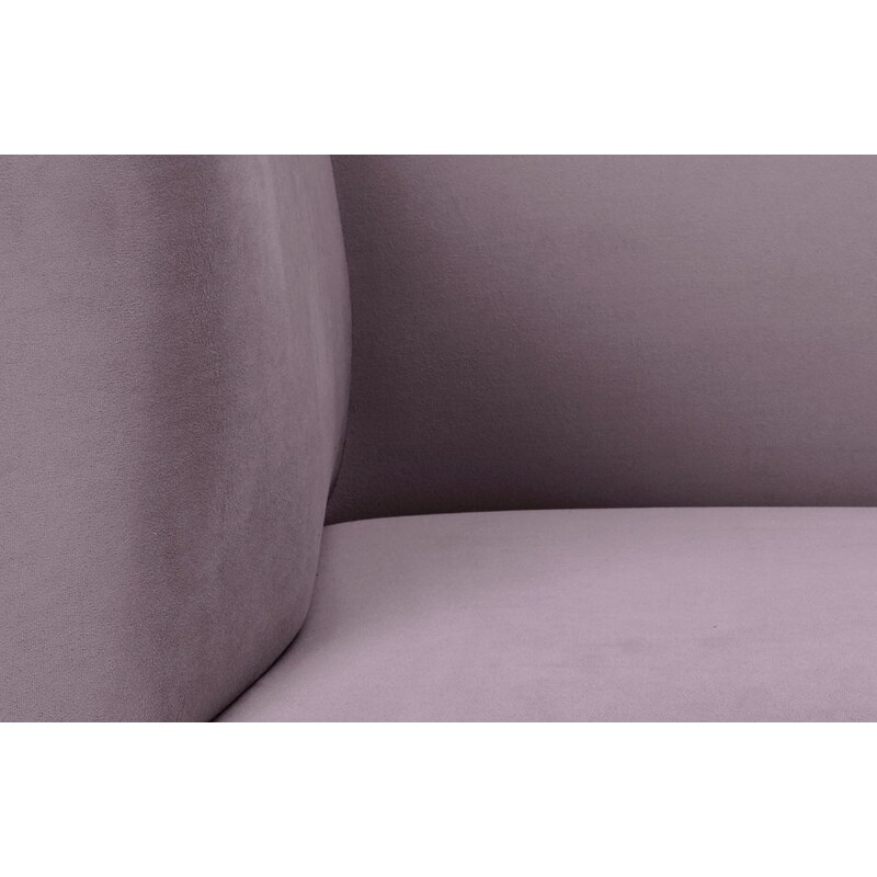 Růžová sametová dvoumístná pohovka Windsor & Co Neptune 145 cm