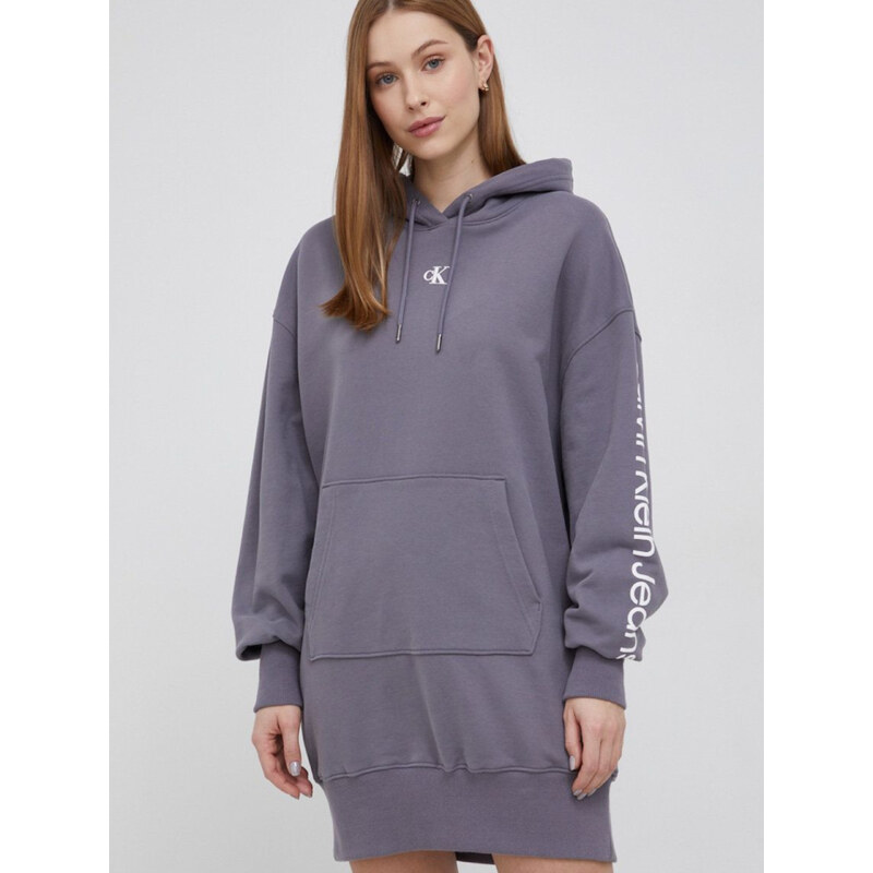 Calvin Klein dámské šedé šaty