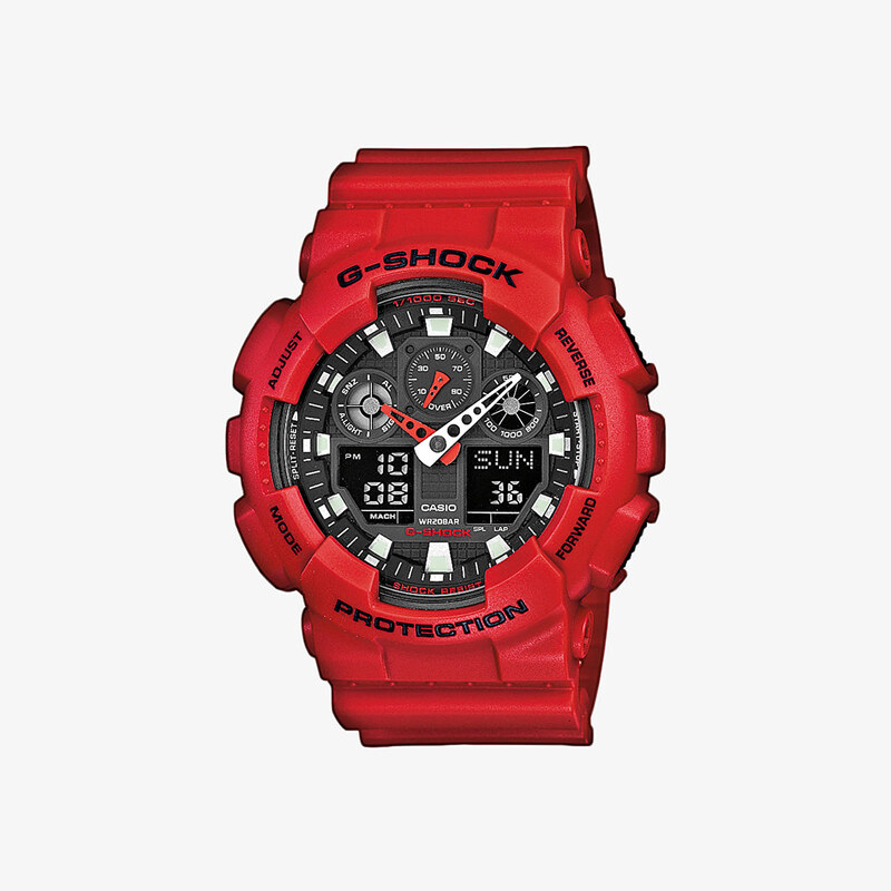 Casio Pánské hodinky G-Shock GA-100B-4AER Red