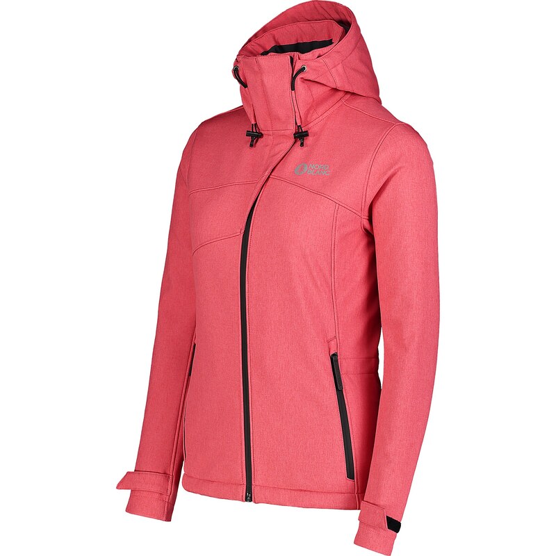 Nordblanc Růžová dámská zimní multisport softshell bunda DEEM