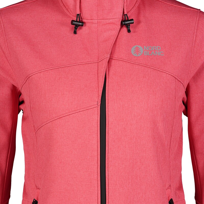 Nordblanc Růžová dámská zimní multisport softshell bunda DEEM