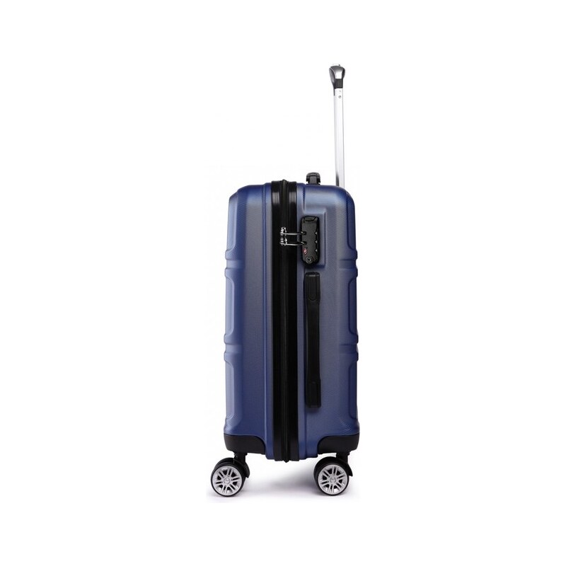 Cestovní kufr - KONO medium ABS tmavomodrý