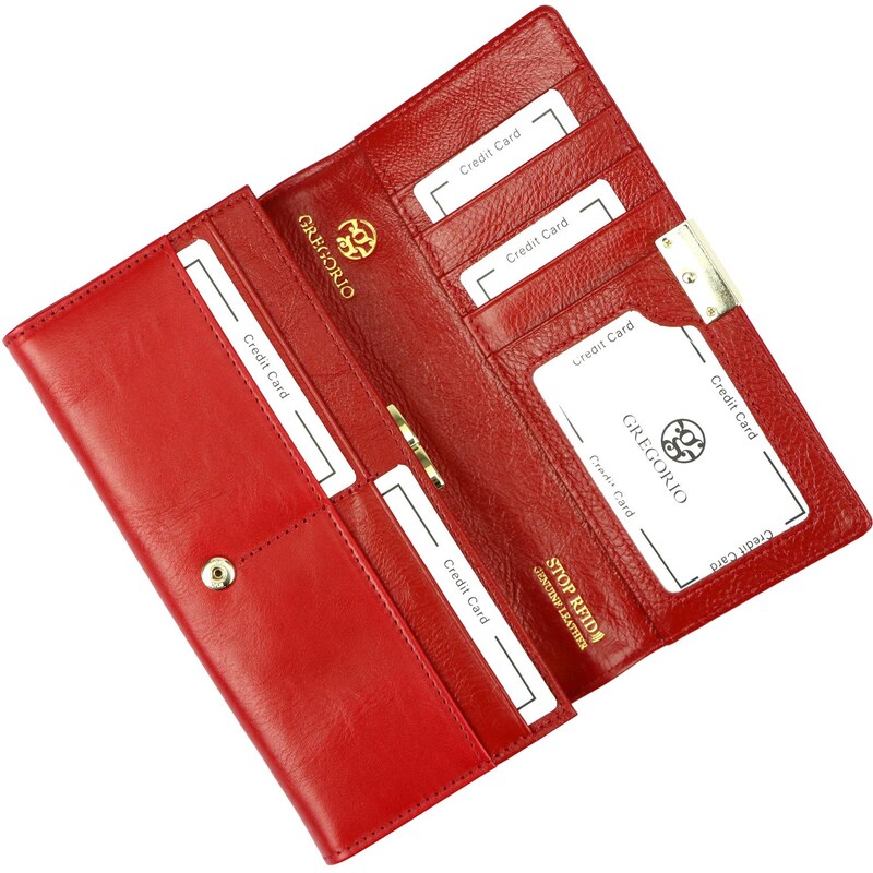 Dámská kožená peněženka Gregorio GS-100 červená