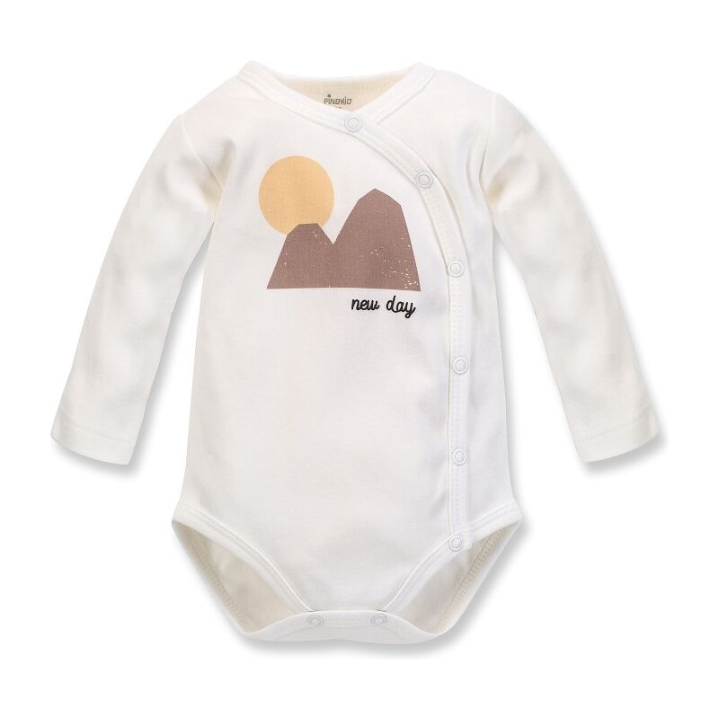 Pinokio Kids's Dreamer Buttoned Longsleeve Bodysuit