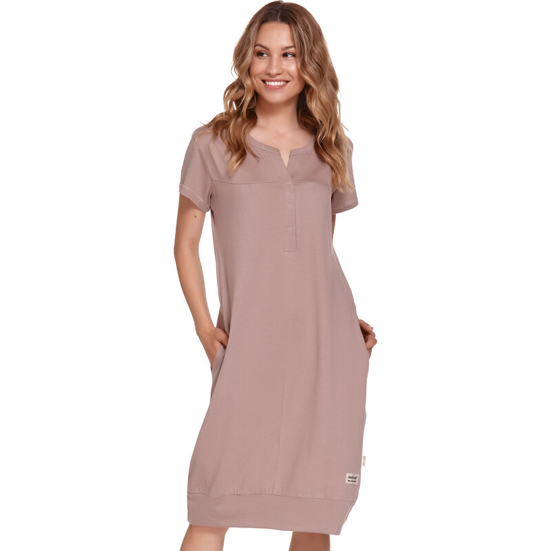 Doctor Nap DN Nightwear 4348 kojicí noční košile Maja Beige