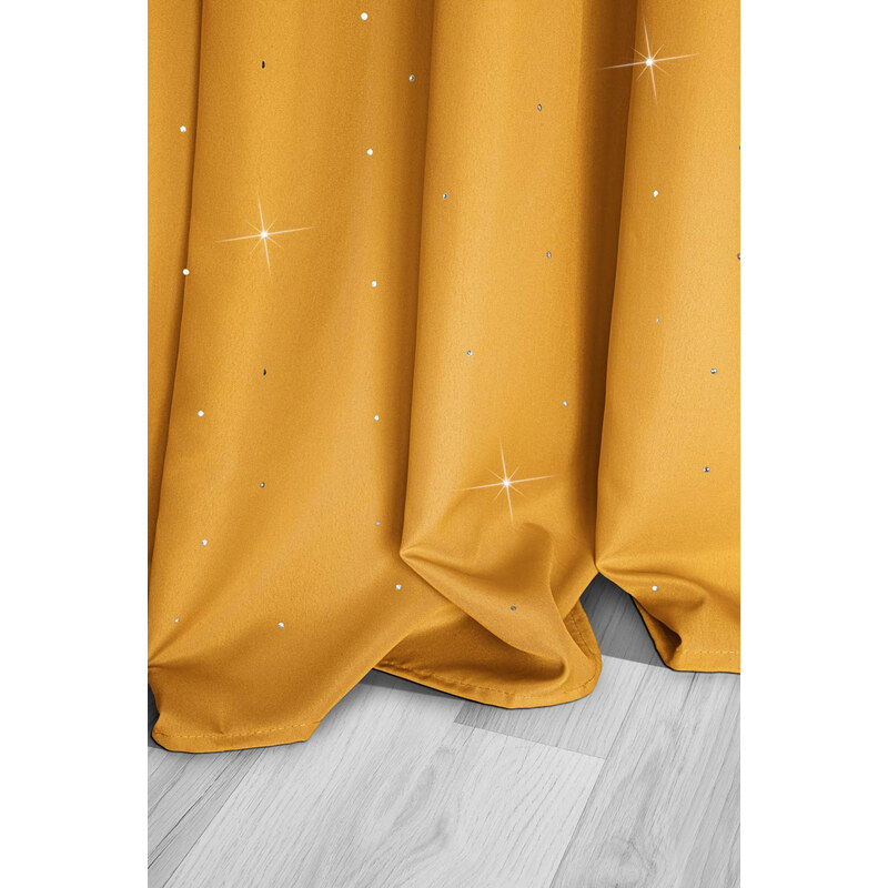 Edoti Curtain with rhinestones 140x250 A562