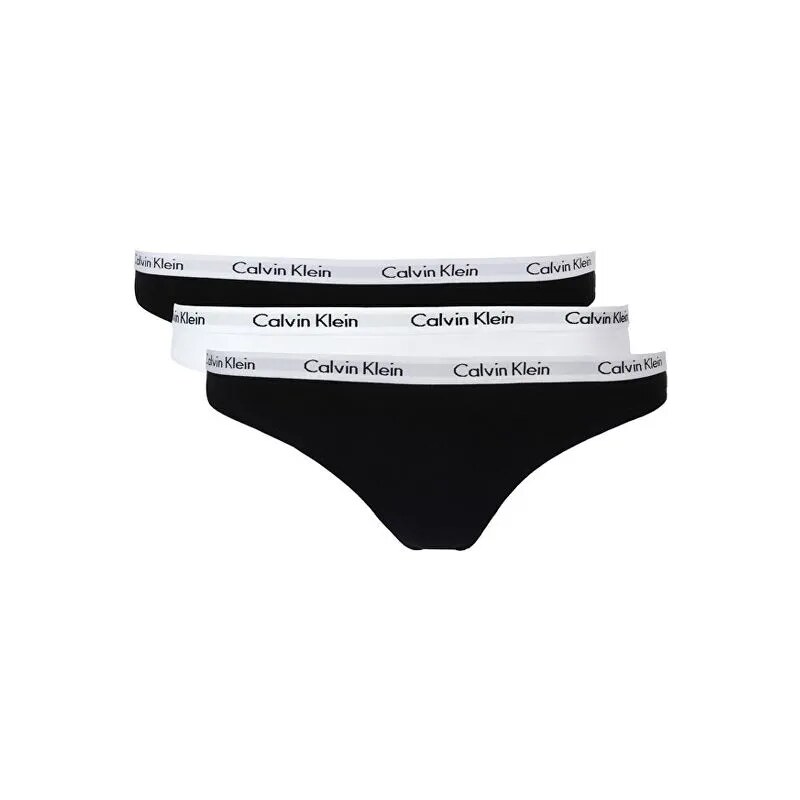 Kalhotky 3pcs QD3588E-WZB vícebarevná - Calvin Klein