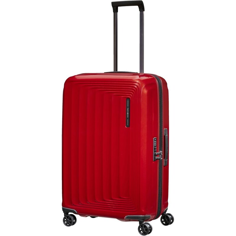 Samsonite Skořepinový cestovní kufr Nuon EXP 79/86 l stříbrná