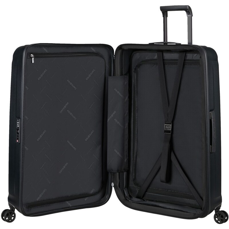 Samsonite Skořepinový cestovní kufr Nuon EXP 79/86 l stříbrná