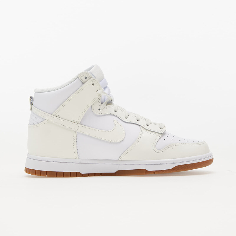 Nike W Dunk High White/ Sail-Gum Med Brown