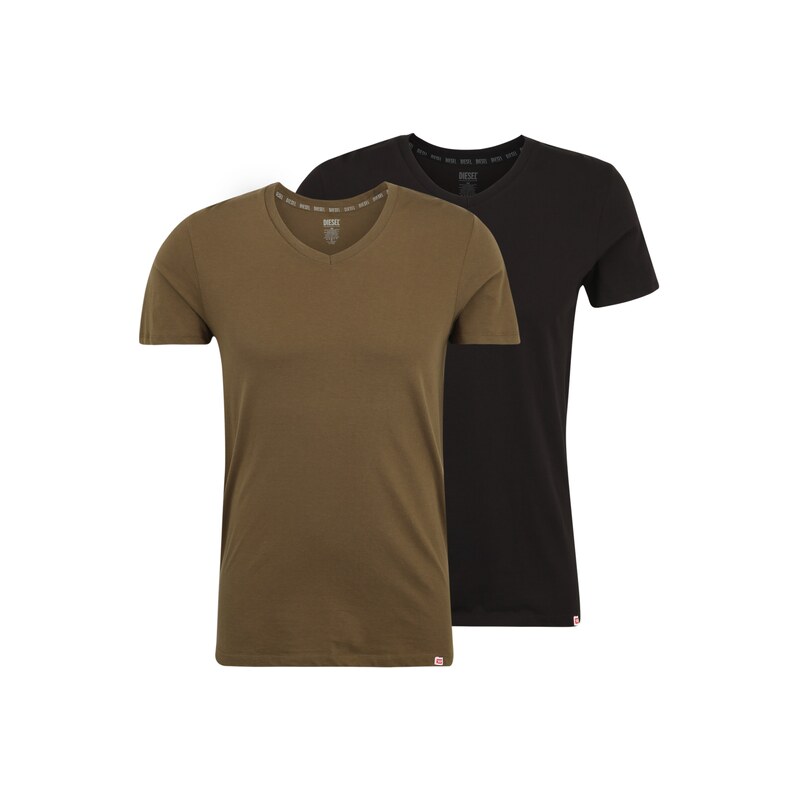 DIESEL Tílko khaki / černá