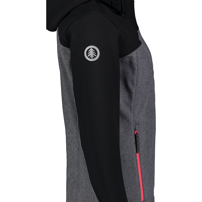 Nordblanc Šedá dámská zimní multisport softshell bunda DEEM