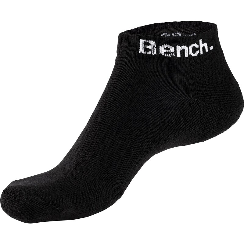 BENCH Sportovní ponožky černá / bílá