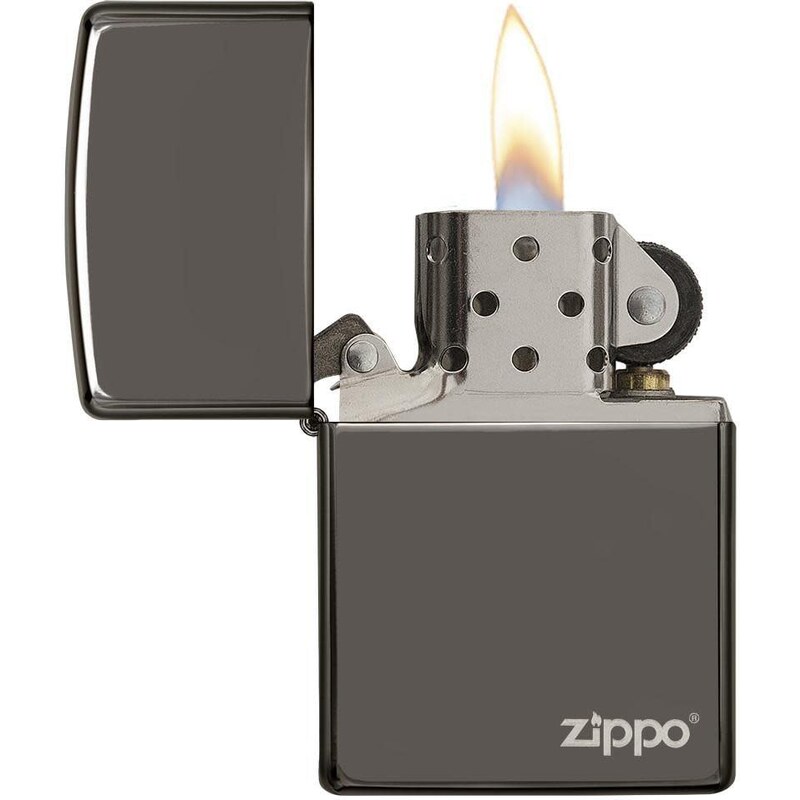 Zippo Black Ice Logo 150ZL