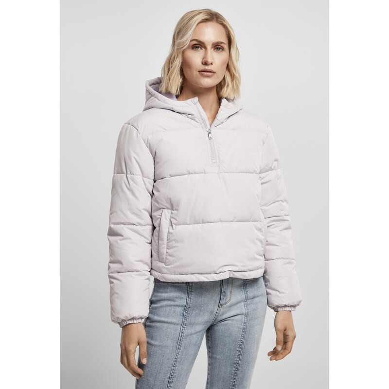 UC Ladies Dámská bunda Puffer Pull Over Jacket soft lilac