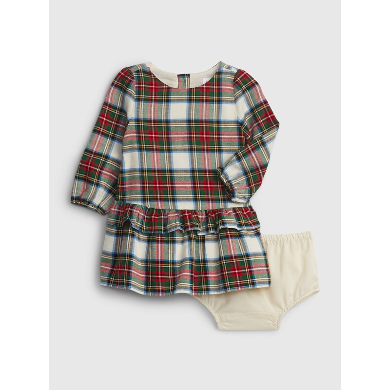 GAP Baby kostkované šaty set - Holky