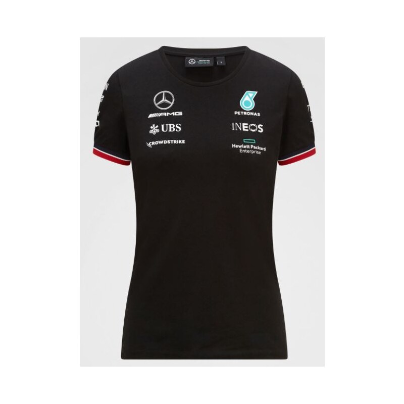 Mercedes Dámské triko Mamgp Rp Womens Driver Tee Black 2XS 109630505