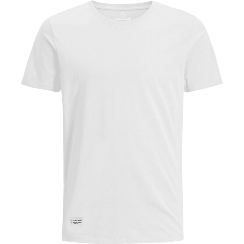 Volcano Regular Silhouette T-Shirt T-Basic M02430-S21 White