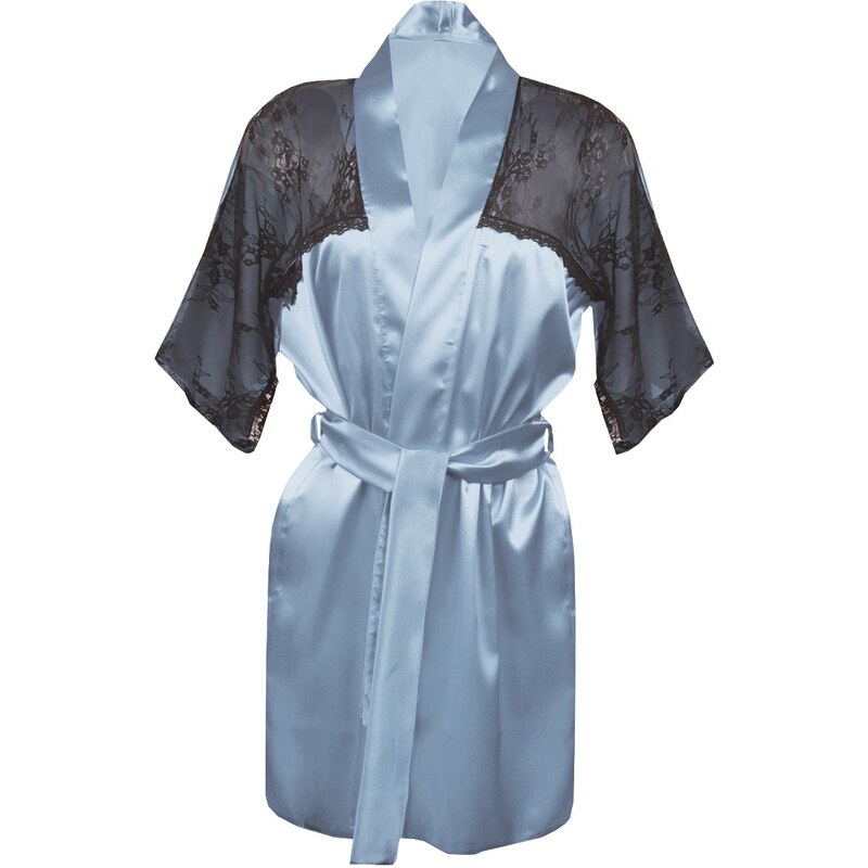 DKaren Housecoat Barbara Light Blue