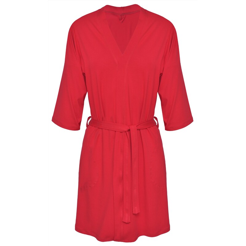 DKaren Housecoat Erika Red